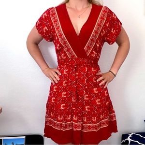 Red dress